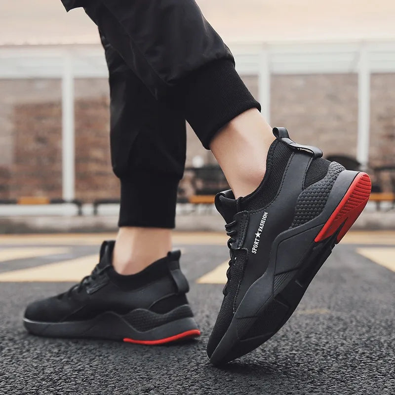 Trendy Men's Versatile Dad Shoes - Breathable Non-Slip Casual Sports Running Shoes for Spring & Autumn-Slip Fashion Dad Sneakers