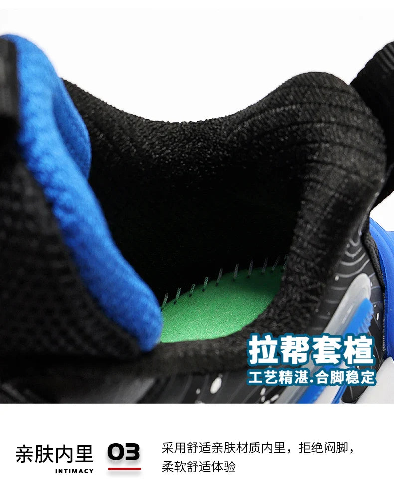 Children‘s Basketball Shoes Non-slip Waterproof Basketball Training Sneakers Boys Girls Cushioned Athletic Shoes Running Shoes