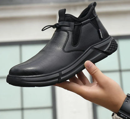 Fashion Safety Shoes Men's Work Steel Toe Caps Male Indestructible Protective Shoes Puncture-Proof Security Footwear Work Boots