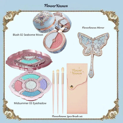Makeup Set Box Full Swan Bear Garden Collection Embossed Blush Shine Lipstick Kit Foundation  All in Maquiagem Kit