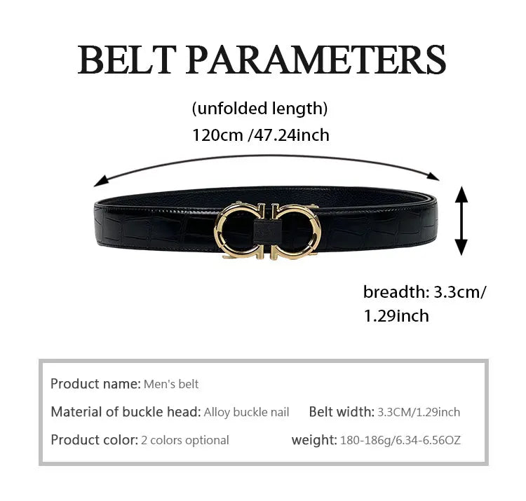 New Joker men's automatic buckle belt business buckle fashion belt