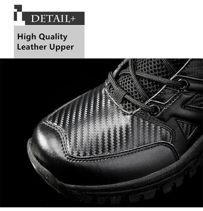 New Winter Men's Boots Outdoor Anti-Slip Men's Desert Boots Comfortable Autumn Men Work Ankle Boots High Top Motorcycle Boots