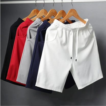Summer Breathable Men Mesh Shorts Gym Bodybuilding Casual Loose Shorts Joggers Outdoor Fitness Beach Short Pants Sweatpant L-4XL