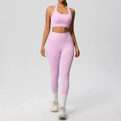 Yoga Suit Sports Set Womens Sportswear Sports women's yoga bra  Tummy Control Slimming Booty Leggings Women's tracksuit