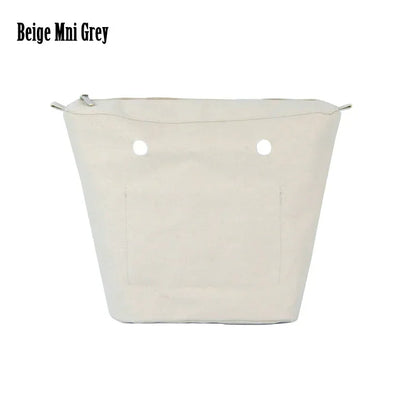 New Waterproof Inner Bag Organizer Insert Zipper Pocket for Classic Mini Obag Canvas Material for O Bag