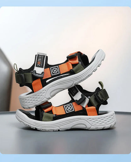 Children's Sandals Boys Girls Breathable Summer Sport for Outdoor Beach Shoes Open-Toe Comfortable Walking Sandalies Size 30-38