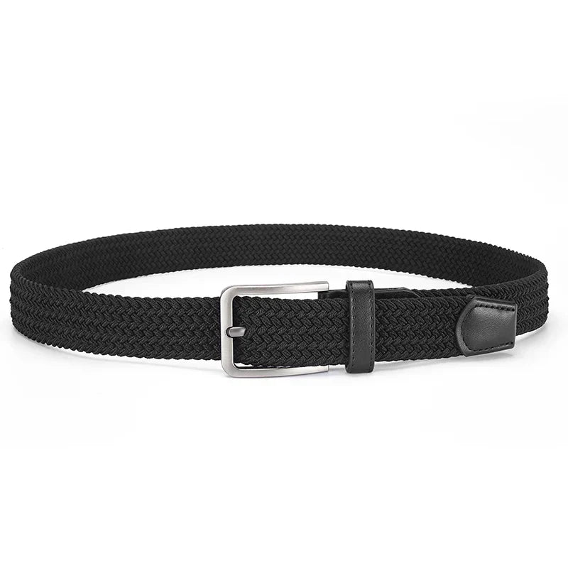Fashionable Men's Elastic Belt Braided Belt Personality Trendy Men's Tactical Belt Outdoor Adventure Multifunctional Belt