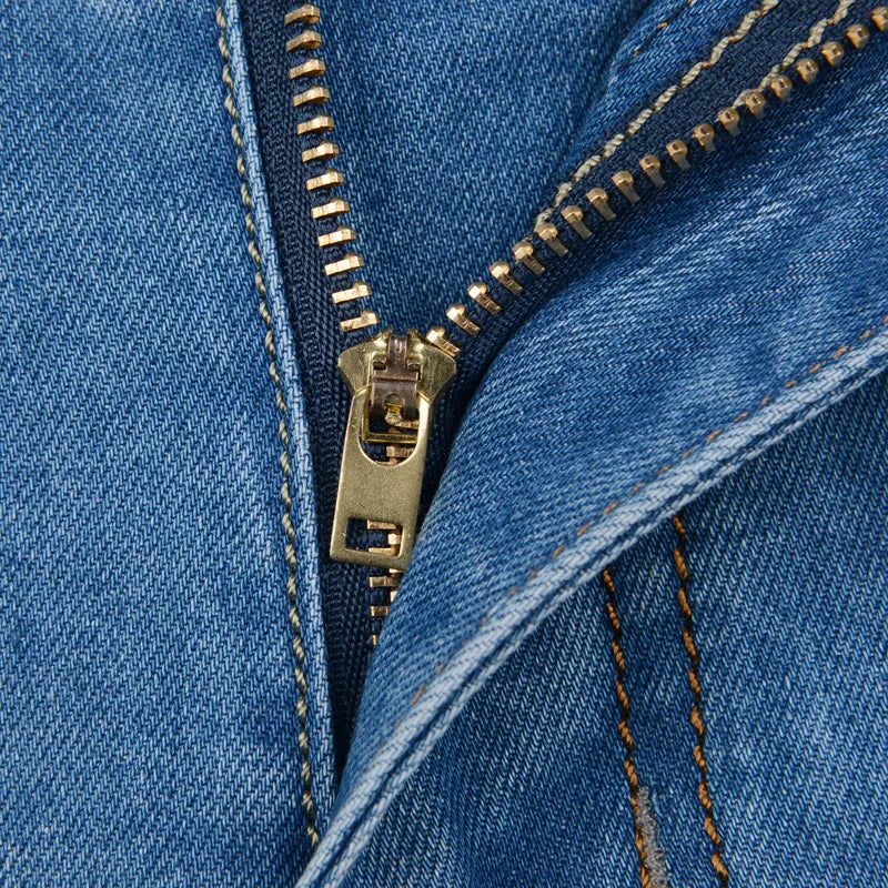 Men Shorts Thin Section Elastic Force Slim Fit Short Jeans