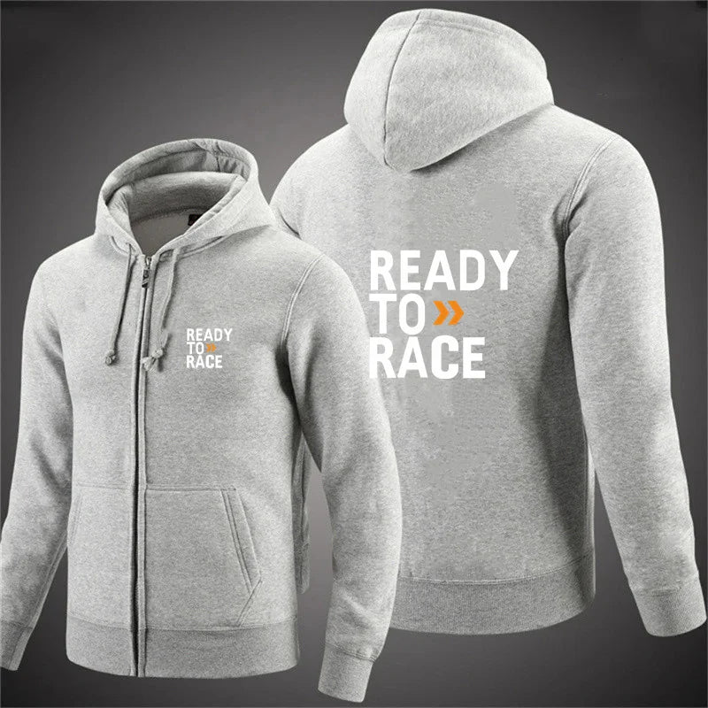 Spring Autumn Men Hoodies Ready To Race Print Hoody Women Sweatshirt Hip Hop Unisex Streetwear y2k Clothing Hombre