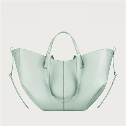 Nouveau sac fourre-tout en cuir de grande taille pour femmesNiche féminine sac à main ailes de grande capacité sac à bandoulière