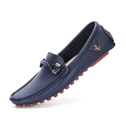 Summer Mens Fashion High Quality Outdoor Casual Leather Shoes Comfortable Breathable Classic 2024 New Slip on Men's Shoes