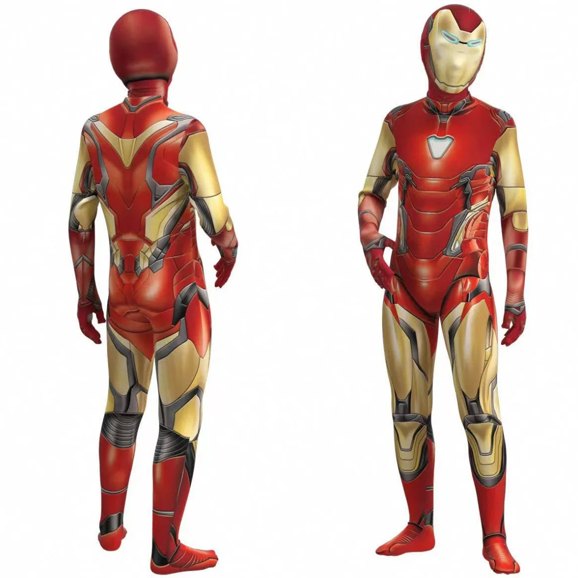 Children's Vision Costume High Quality Wanda Vision Cosplay Jumpsuit Halloween Party Superhero Bodysuit for Men