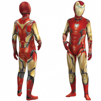 Children's Vision Costume High Quality Wanda Vision Cosplay Jumpsuit Halloween Party Superhero Bodysuit for Men