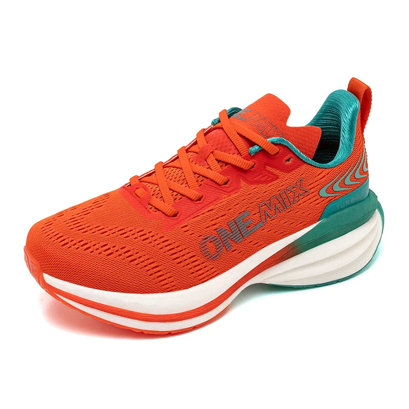 Tênis de Corrida Masculino ONEMIX com Amortecimento de Ar, Tênis Esportivo Respirável de Malha para Uso Externo, Aumento de Altura, Calçado de Caminhada, Tamanhos EU 35-47