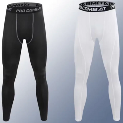 Men Compression Tight Leggings Running Sports Male Gym Fitness Jogging Pants Quick Dry Trousers Workout Training Yoga Bottoms
