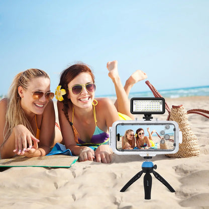 40m/130ft Waterproof Diving Case for iPhone 16 15 14 13 12 11 Pro Max Plus Photo Video Taking Underwater Housing Cover