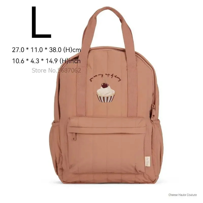 Baby Backpack Parent-child Kids Schoolbag Kindergarten Bags Brand Traveling Cherry Children's Boys Girls Mom Storage