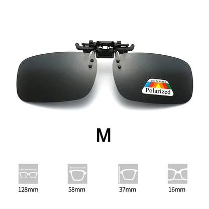 Sunglasses Myopia Glasses Clip Driver Fishing Night Vision Myopia Clipon Sun Shading Eyeglasses