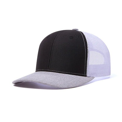 Summer Men's And Women's Mesh Breathable Baseball Cap, Low Cut Unstructured Baseball Cap, Adjustable