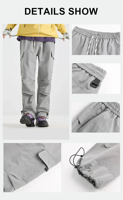 2026 New Men's Water-repellent Hiking Pants Scratch Resistance Fashion Cargo Pants Breathable Trousers Fishing Camping Pants