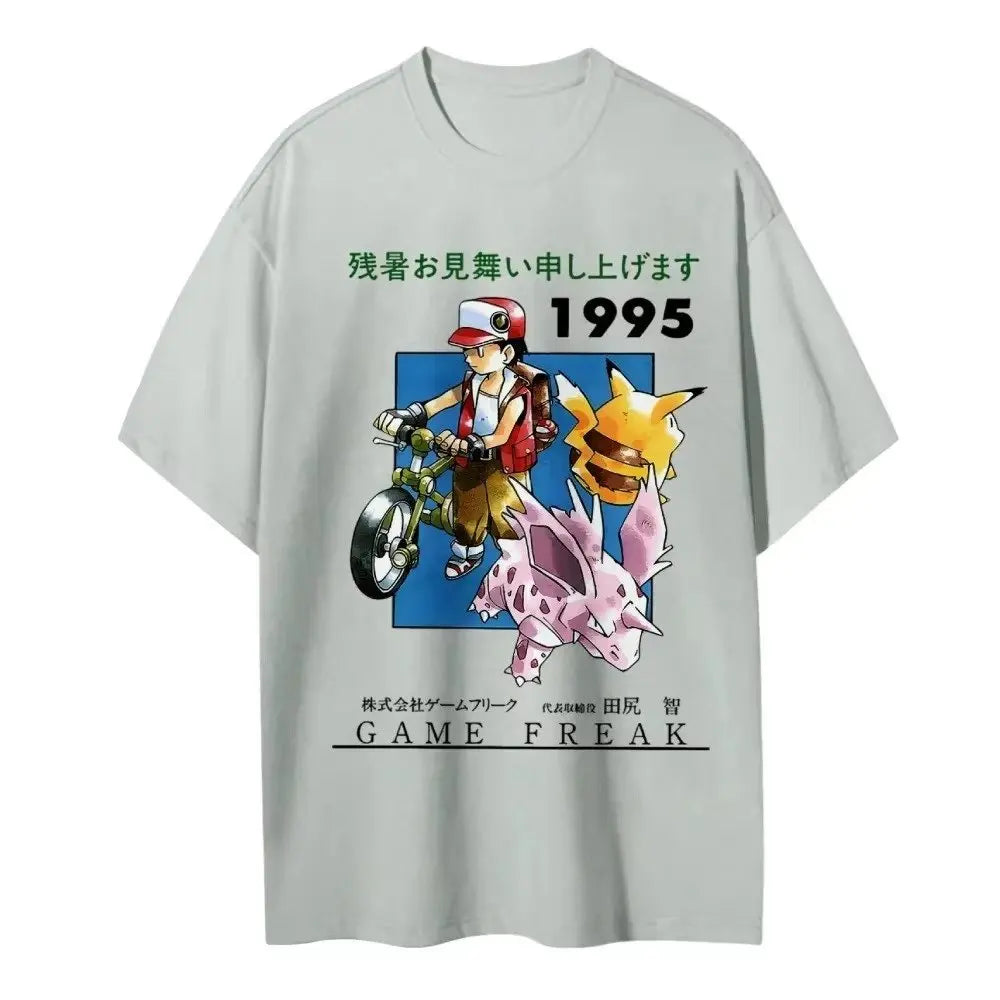Anime Graphic T Shirt Man Women Casual Cotton Short Sleeve Tee Top Y2k Streetwear Print Clothing