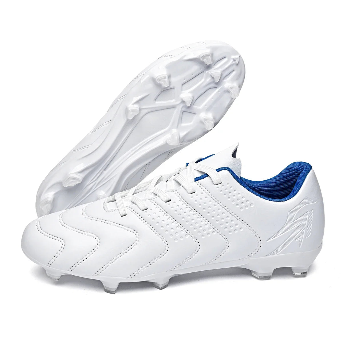 AG/FG Soccer Boots Unisex Youth Adult PU Fabric Upper TPU Sole Non-Slip Wear-Resistant Outdoor Sports Pitch