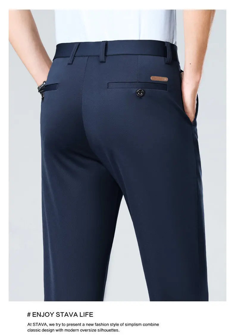 Mens Golf Pants with 4 Pockets Stretch Lightweight Quick Dry Breathable Slacks Casual Work Dress Pants for Men