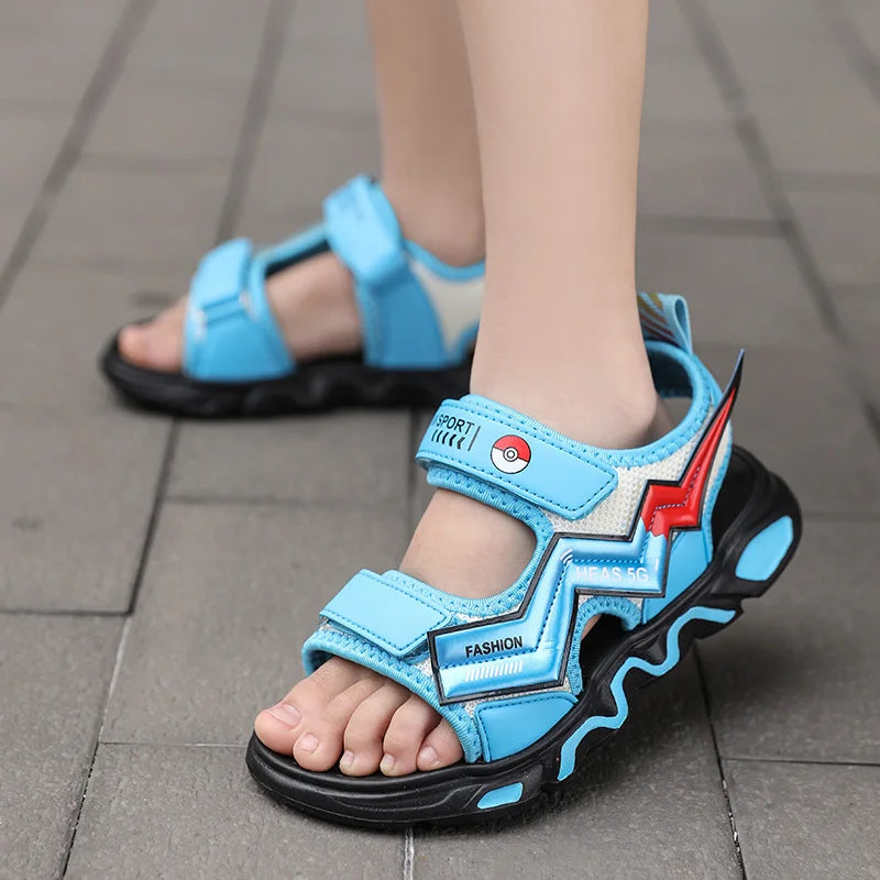 New boys Barefoot Shoes Kids Summer Beach Cute Printing Boys Sandals Comfortable Breathable Non-slip Children's Shoes