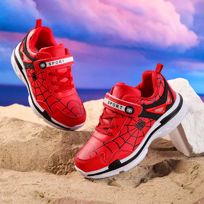 A pair of children's four-season leather sport shoes, soft, comfortable, wear-resistant casual shoes, size 26-38，BH-828