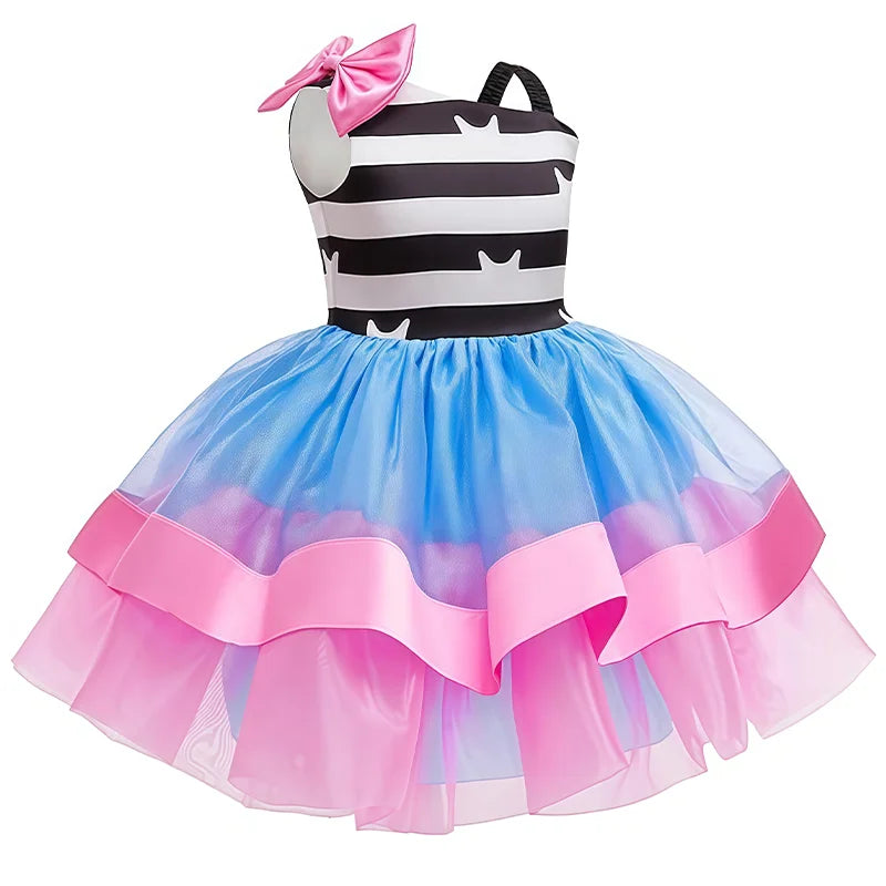 Rainbow Gabby Dollhouse Cat Costume For Girls Kids Princess Birthday Tutu Outfit For Children Birthday Party Carnival Dress Up