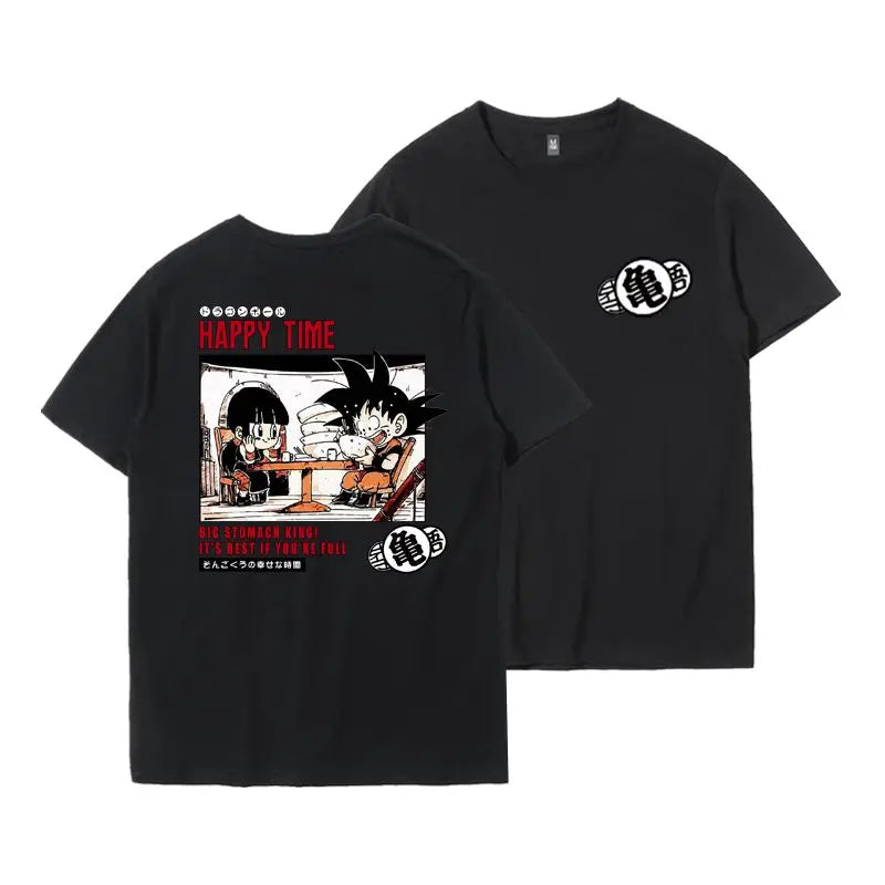 Tide Brand Joint T-shirt Wukong Frisa Animation Peripheral Clothes Ins Men's America Short-sleeved T-shirt