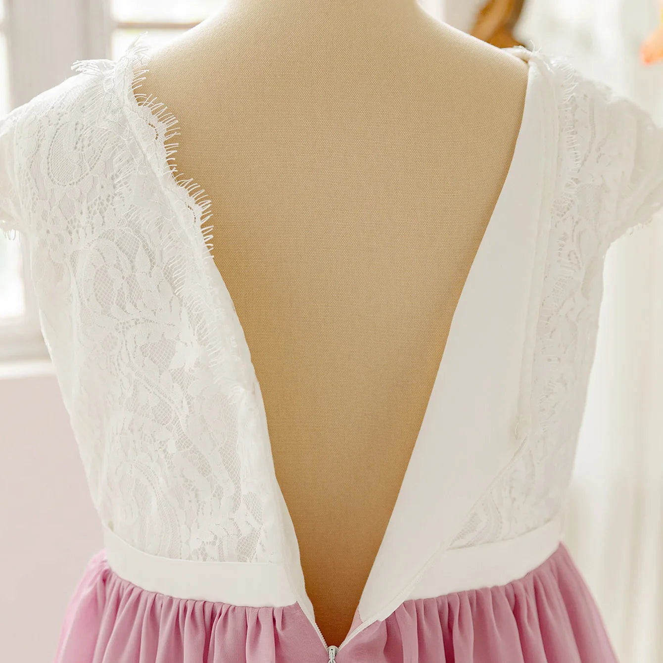 Summer Lace Flower Bridesmaid Party Girls Dress Elegant Wedding Birthday Princess Evening Dresses for Girls Graduation Prom Gown