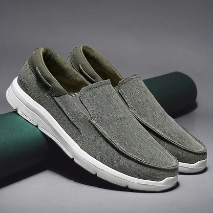 Mocassins Para Homens Sapatos Outono Novo Masculino Sapatos de Lona Clássicos Sapatos de Lazer Confortáveis Tênis Respiráveis Para Homens Mocassins