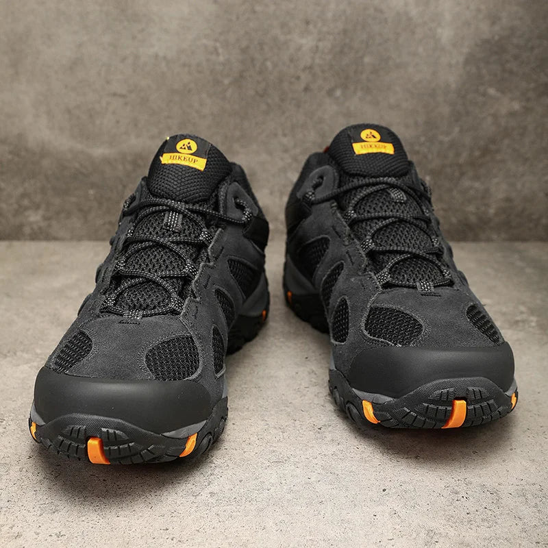 New Non-slip Wear Resistant Men‘s Outdoor Hiking Shoes Breathable Splashproof Climbing Men Sneaker Hunting Mountain Shoes