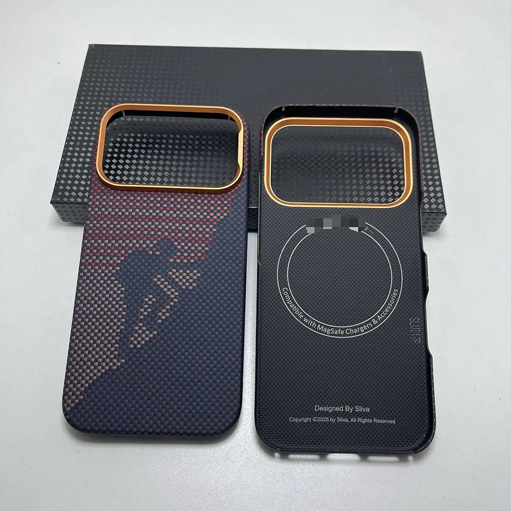 Really Carbon Fiber Case for Iphone 17 Pro Max Case for Magsafe Magnetic Ultra-Thin Lightweight for Iphone17 Pro aramid Cover