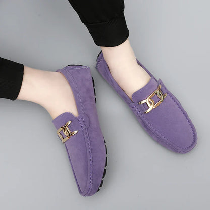 Sapatos Masculinos 2025 Novos Feitos à Mão Gorro Sola Macia Slip-On Casual Sapatos Preguiçosos Respiráveis ​​Trbottomy Mais Fáceis de Combinar Tamanho Grande