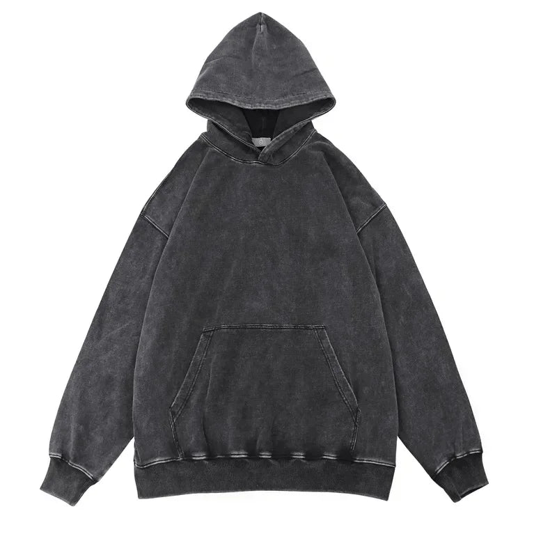 2024 Anime Hunter X Hunter Washed Hoodies Manga Printed Hoodies For Men Harajuku Pullover Contains Cotton Sweatshirts Clothing