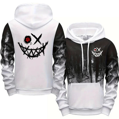 Men's Tracksuit  Men Two Piece Sets Versatile Casual Jogging Sweatshirts Fashion Comfort Daily Sports Simple Splashed Ink Hoodie