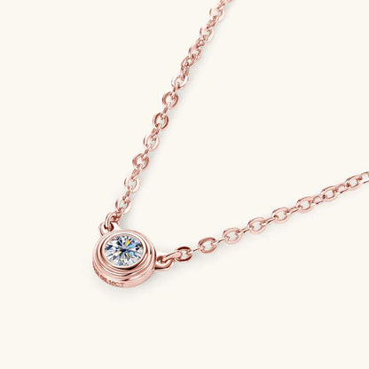 2025 Trendy 3mm Moissanite Jewelry Set 925 Silver Plated Rose Gold Necklace Bracelet Earrings Set for Women Valentine's Day Gift