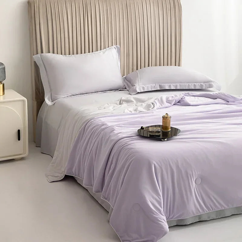 High Quality Cooling Blankets Smooth Air Condition Comforter Lightweight Summer Quilt with Double Side Cold  Cooling Fabric