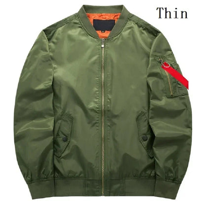 2025 New Jacket Mens Autumn and Winter Thickened Outdoor Baseball Suit Windproof Coat Men Casual Camping Lightweight Windbreaker