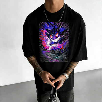 T-shirt Man Women Summer Unisex Streetwear Hip-hop  Casual Short Sleeved Tee Tops