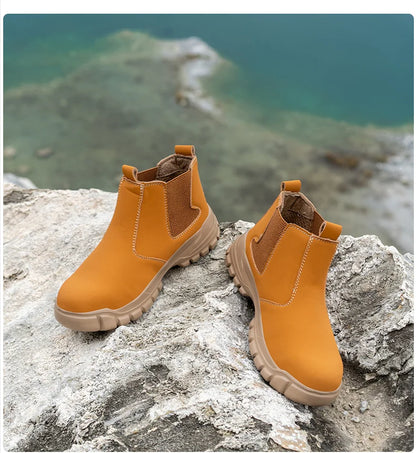 Easy Wear Safety Shoes for Men Steel Toe Work Shoes Puncture Proof Work Sneaker Male Protective Work Man Boots Safety Boots