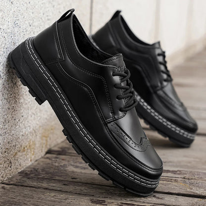 2026 men's new business casual sports shoes are versatile, comfortable, trendy, fashionable, plus size formal shoes, leather sho