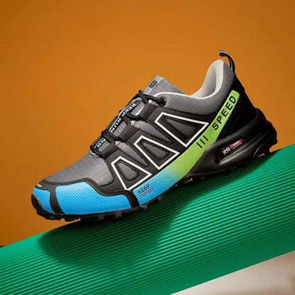 Sapatilha de Trekking Impermeável Masculina, Tênis Esportivo para Excursão, Tênis de Trekking de Amarrar, Sapatilha de Trekking Feminina, Tênis Tático Antiderrapante para Caça