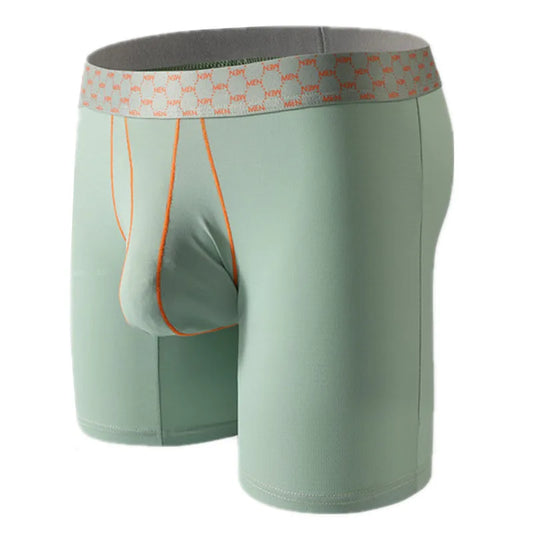 Mens Underwear Ice Silk Boxer Shorts Homme Ropa Breathable U Convex Pouch Panites Man Nylon Middle Waist Underpant Cueca M-XXL