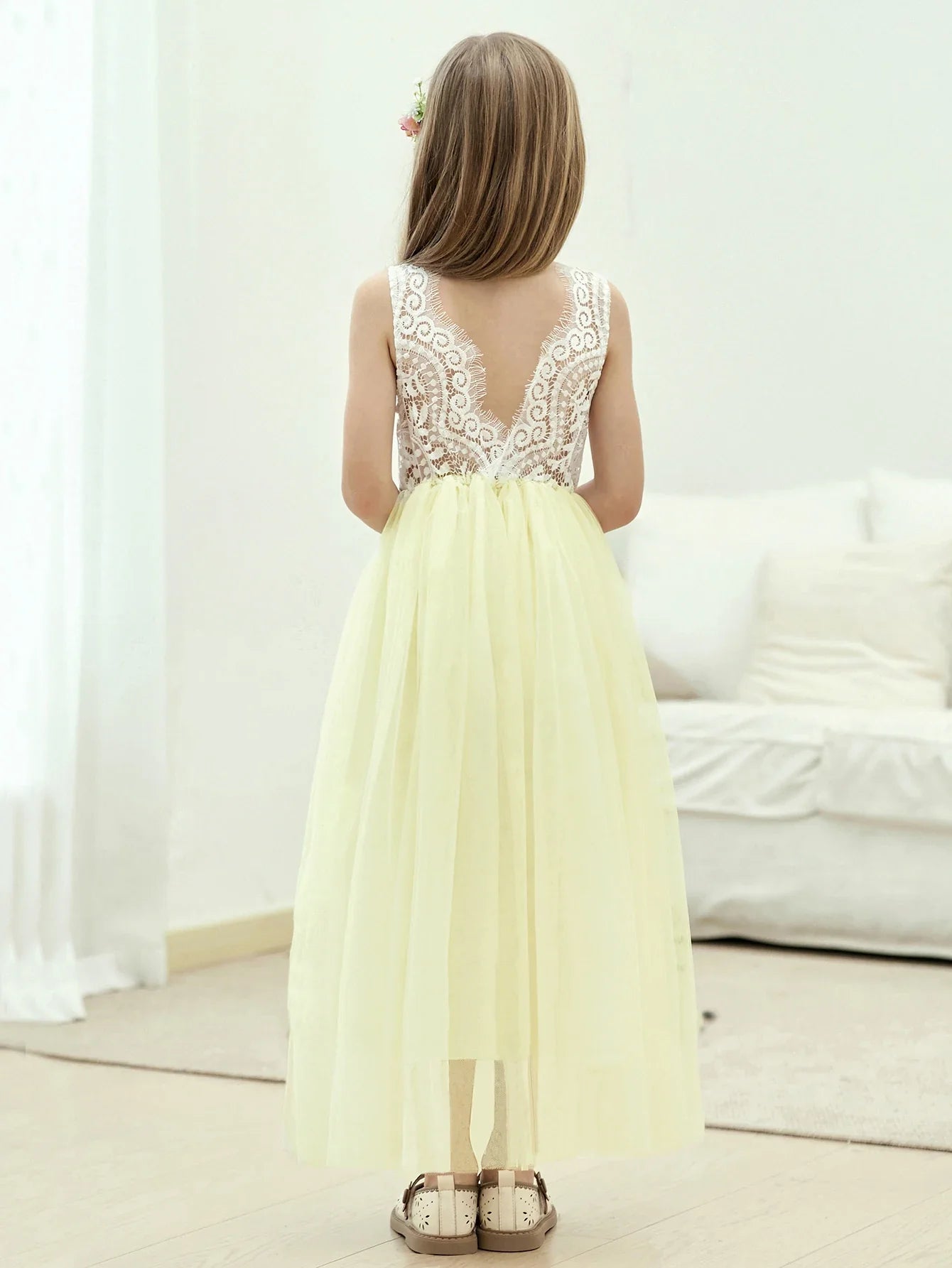New Flower Girl Dress Baby Kids Summer Princess Party Lace Wedding Birthday Dresses Children Clothing 2 4  6 8 10 12 14