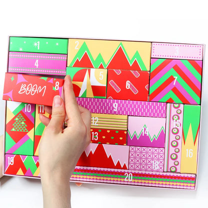 POPFEEL Surprise Gift Box Makeup Set for Girls – 20-Piece Face, Eye, and Lip Cosmetics and Beauty Tools Combination Set.