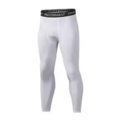 Men Compression Tight Leggings Running Sports Male Gym Fitness Jogging Pants Quick Dry Trousers Workout Training Yoga Bottoms