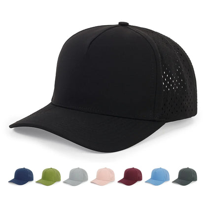 Solid Color Blank Sport Caps For Men Dad Hats Women Breathable Mesh Sun Hat Hip Hop Baseball Cap Outdoor Casual Trucker Hat